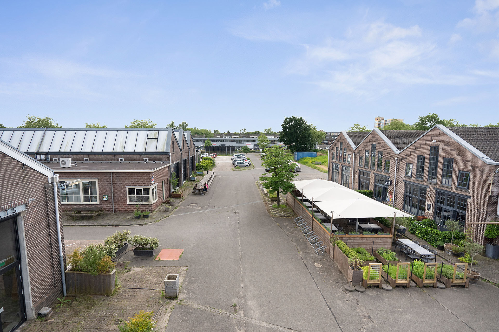 Werf35 binnenplaats gebouwen